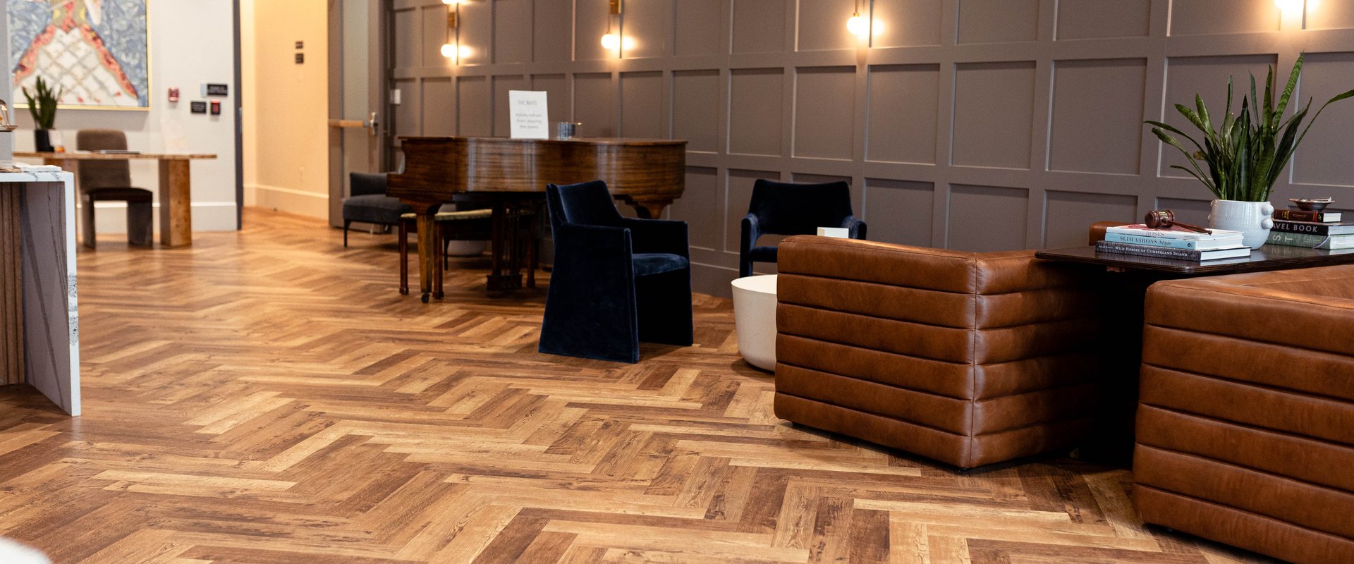 Commercial flooring installation